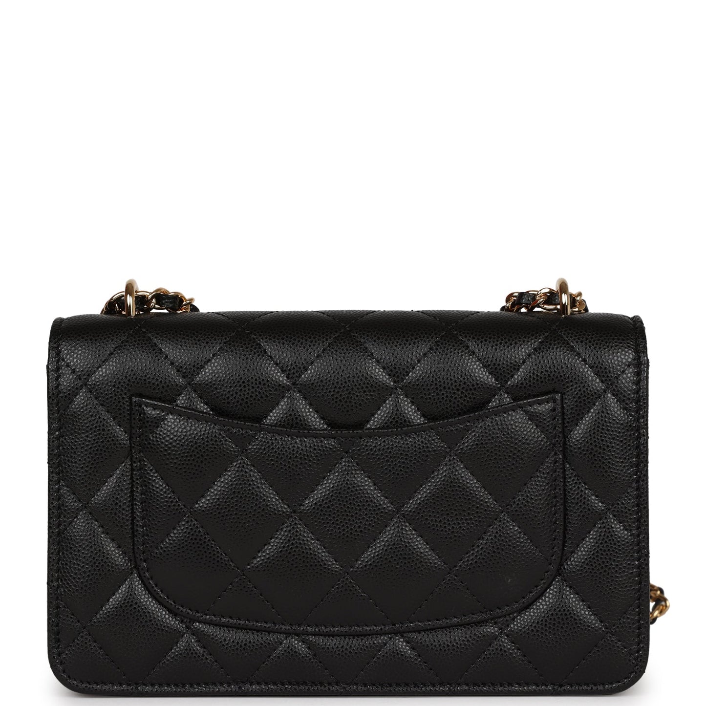 Chanel Pocket Twins Wallet on Chain WOC Black Caviar Gold Hardware