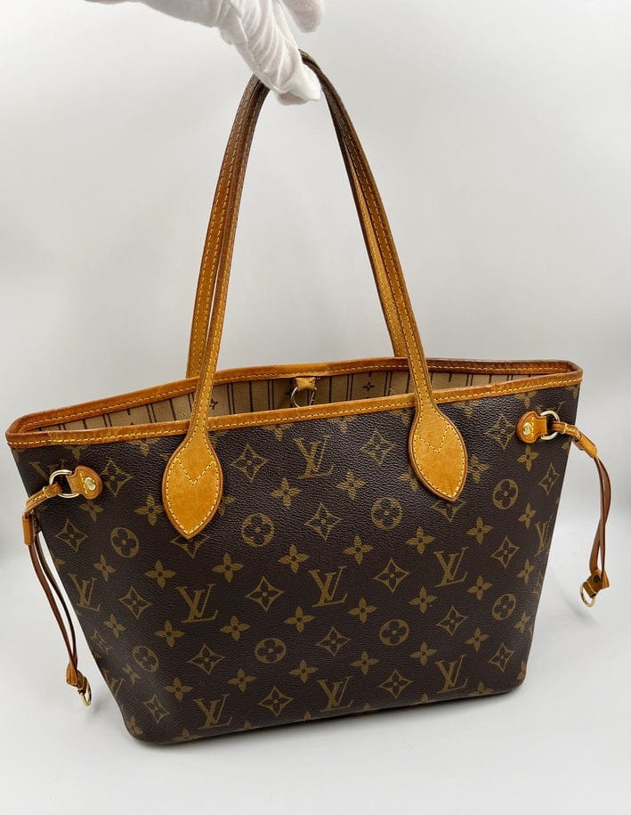 Louis Vuitton Neverfull PM Tote Bag in Classic LV Monogram Canvas