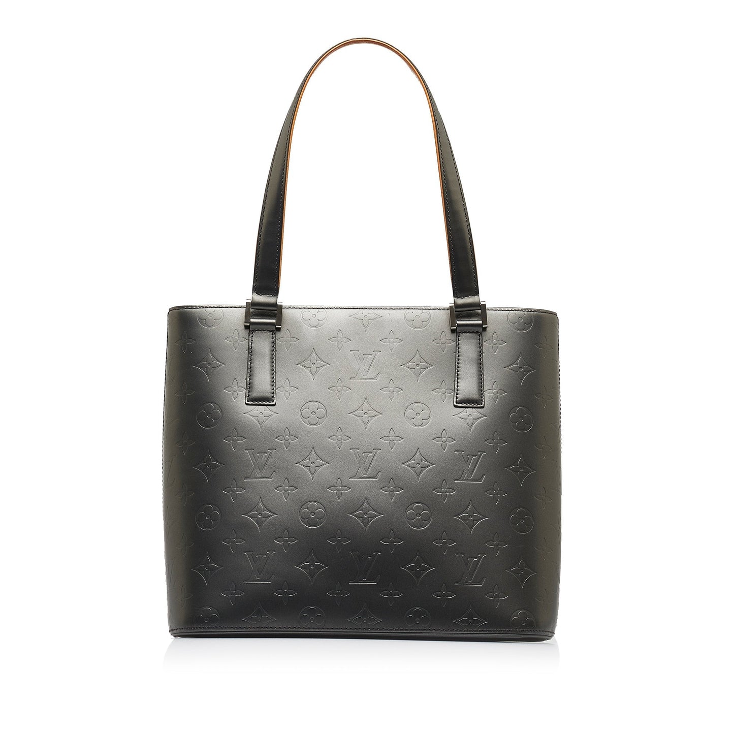 Gray Louis Vuitton Monogram Mat Stockton Tote Bag