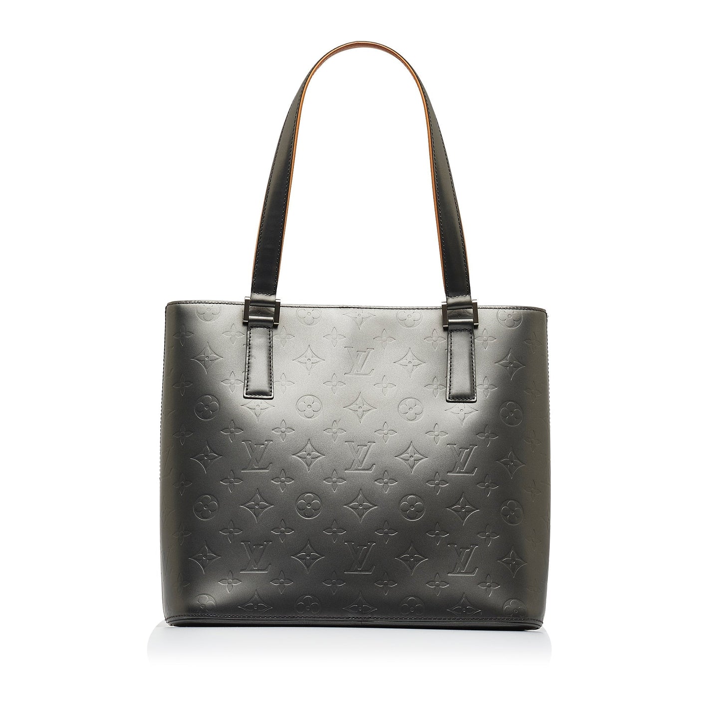 Gray Louis Vuitton Monogram Mat Stockton Tote Bag