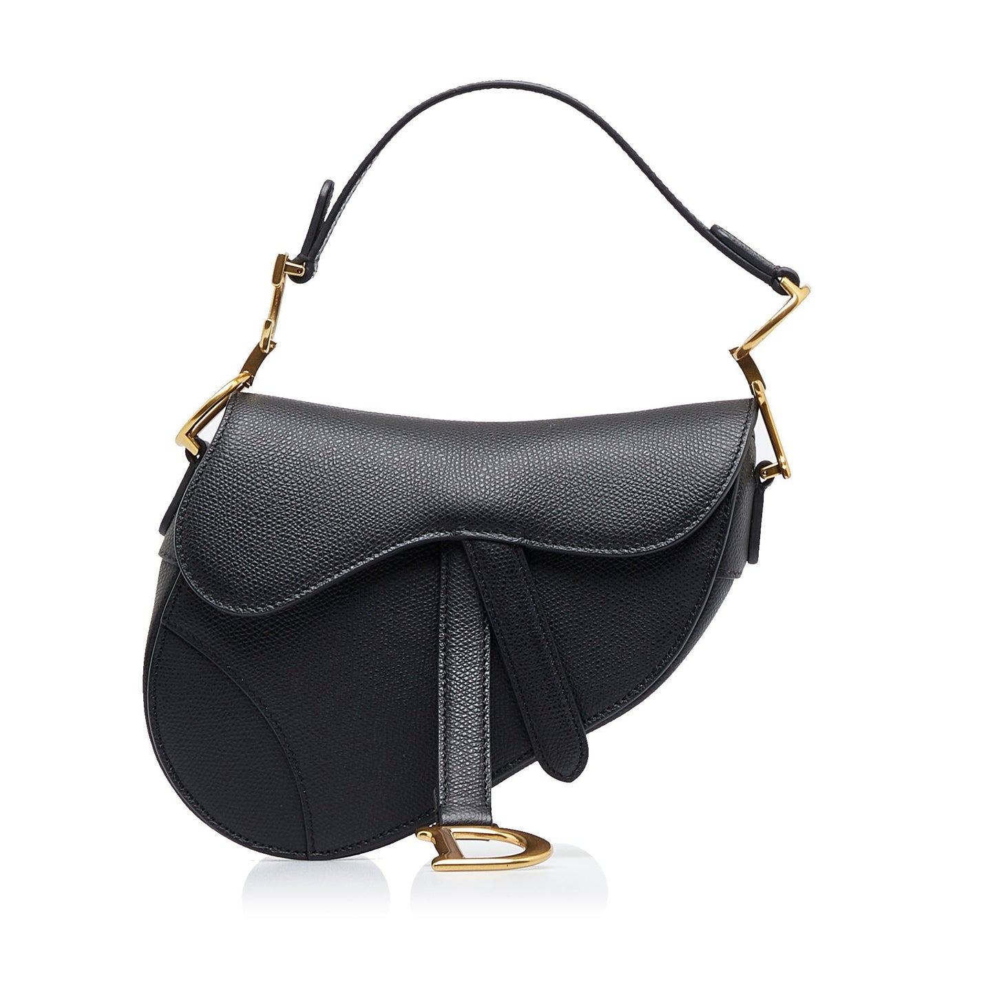 Dior Saddle Bag Mini Black Calfskin