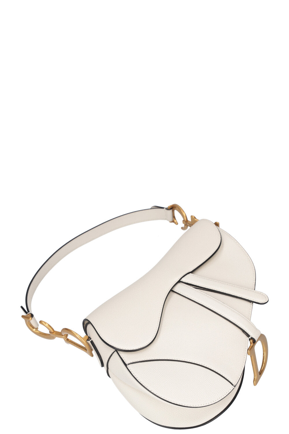 CHRISTIAN DIOR Saddle Bag White