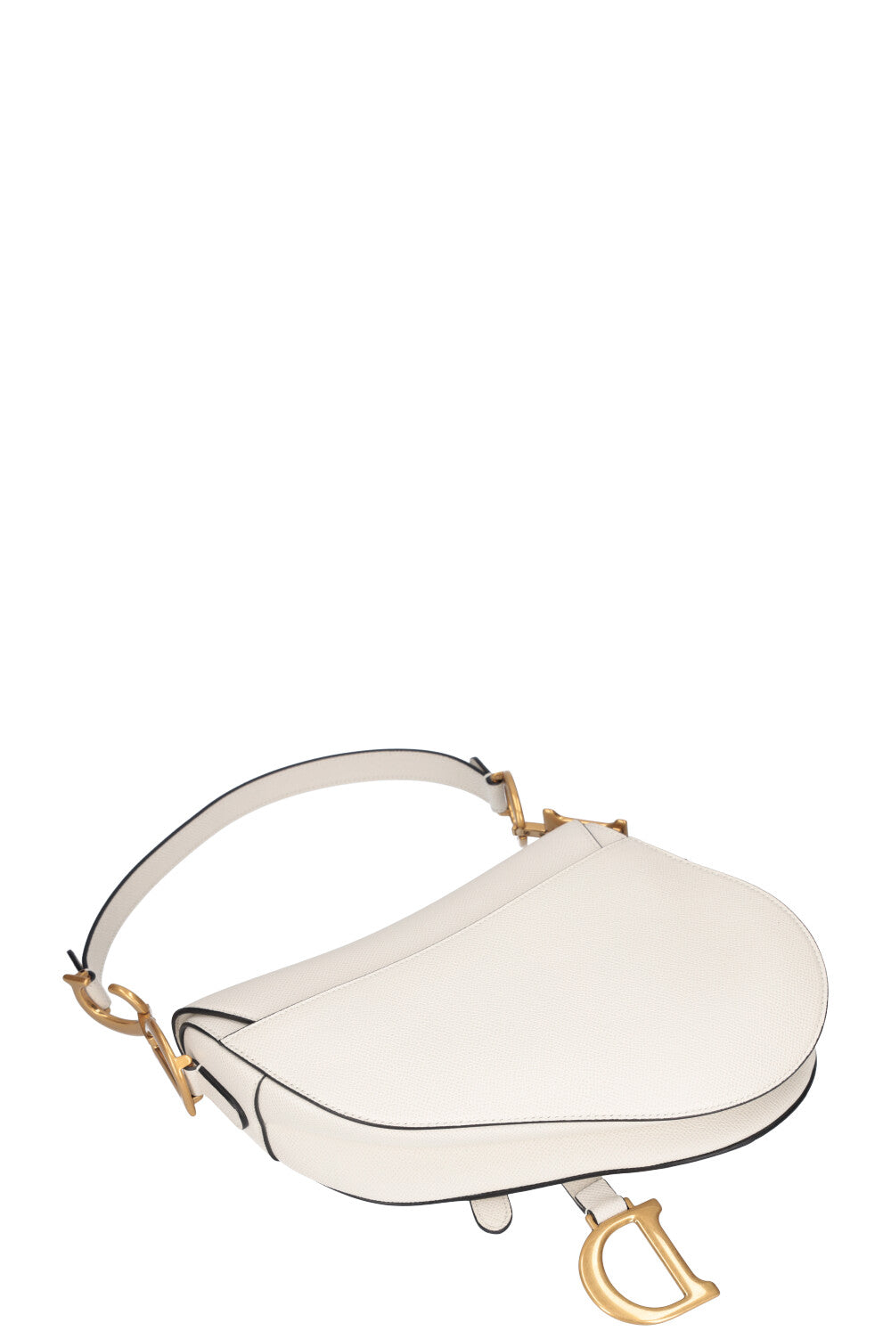 CHRISTIAN DIOR Saddle Bag White