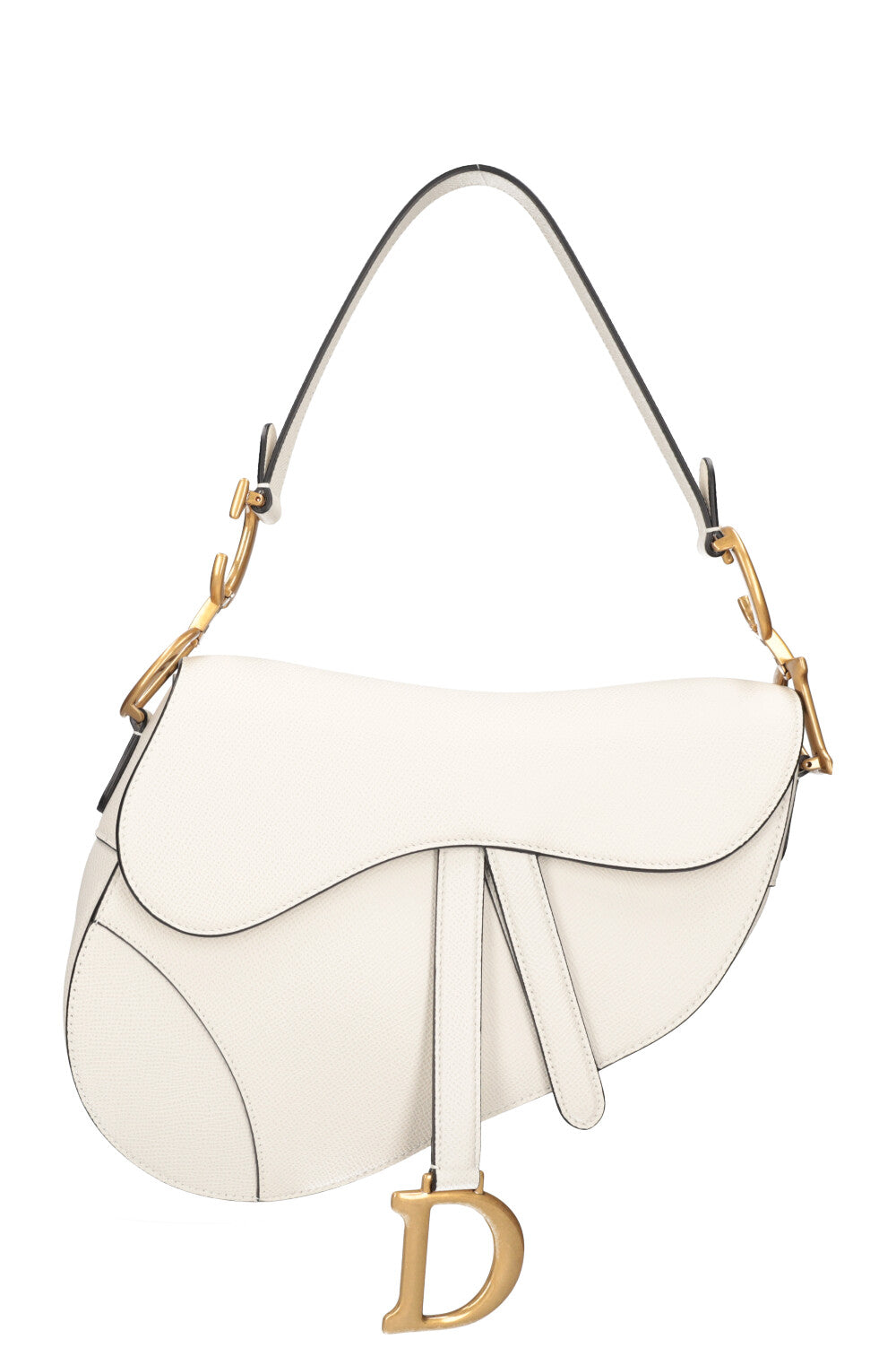 CHRISTIAN DIOR Saddle Bag White