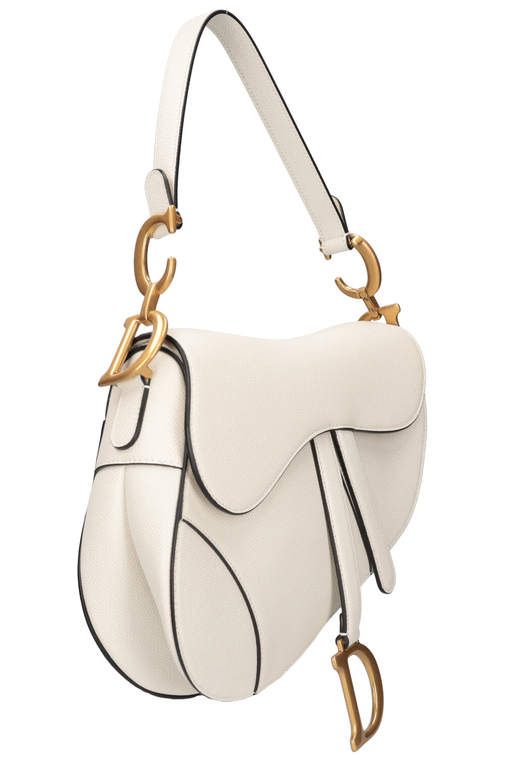 CHRISTIAN DIOR Saddle Bag White