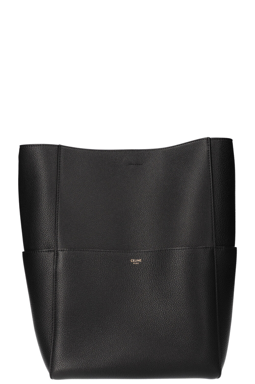 CELINE Seau Sangle Bag Black