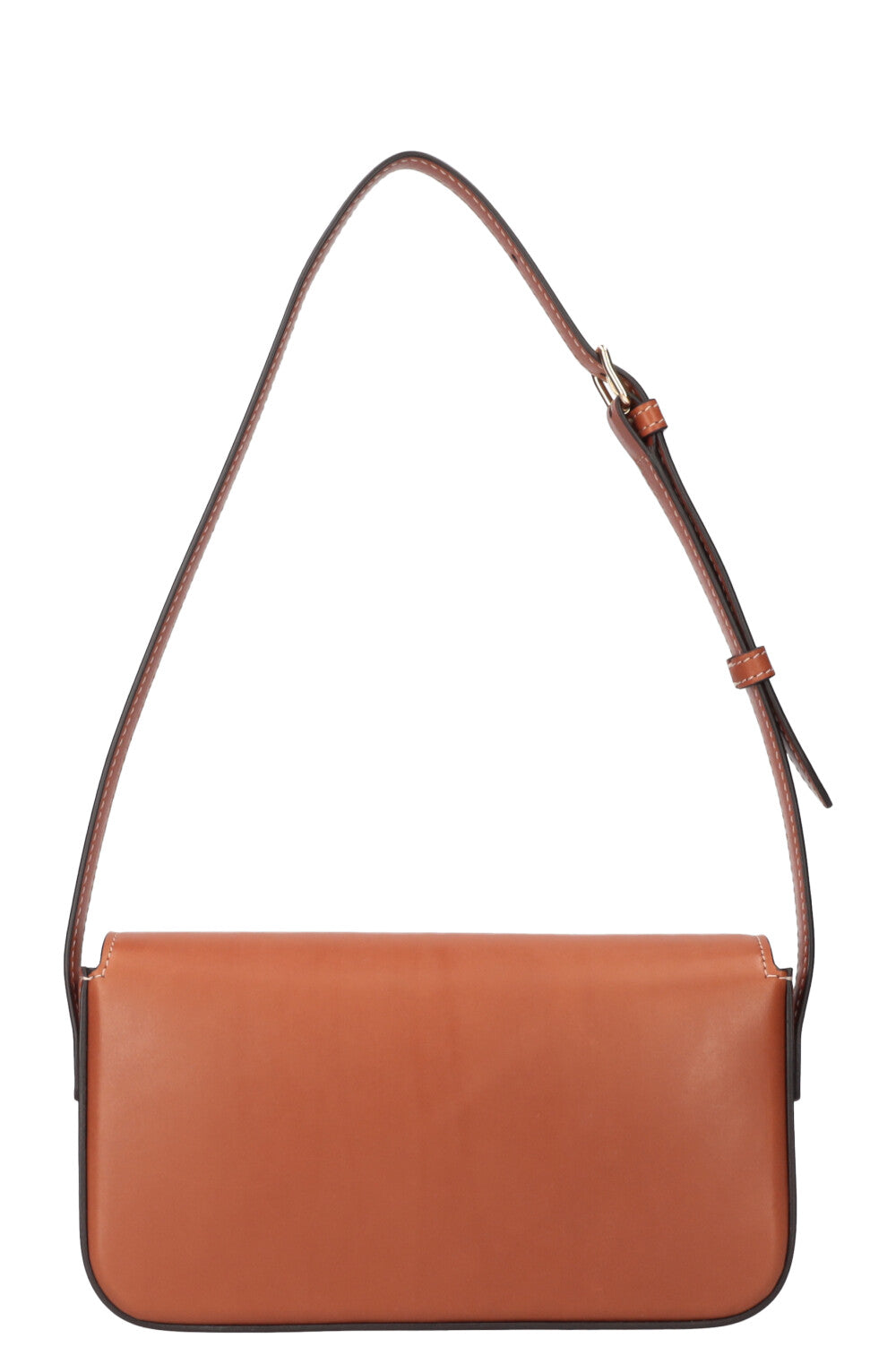 CELINE Triomphe Shoulder Bag Brown Tan