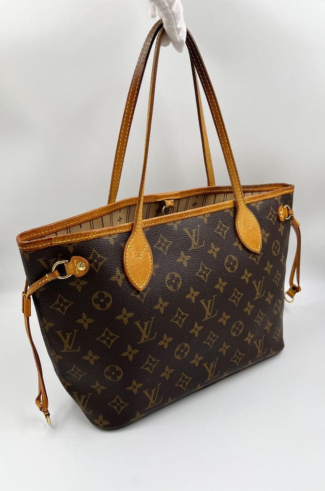 Louis Vuitton Neverfull PM Tote Bag in Classic LV Monogram Canvas