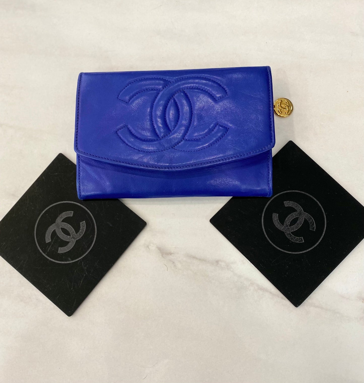 CHANEL CC LAMBSKIN WALLET