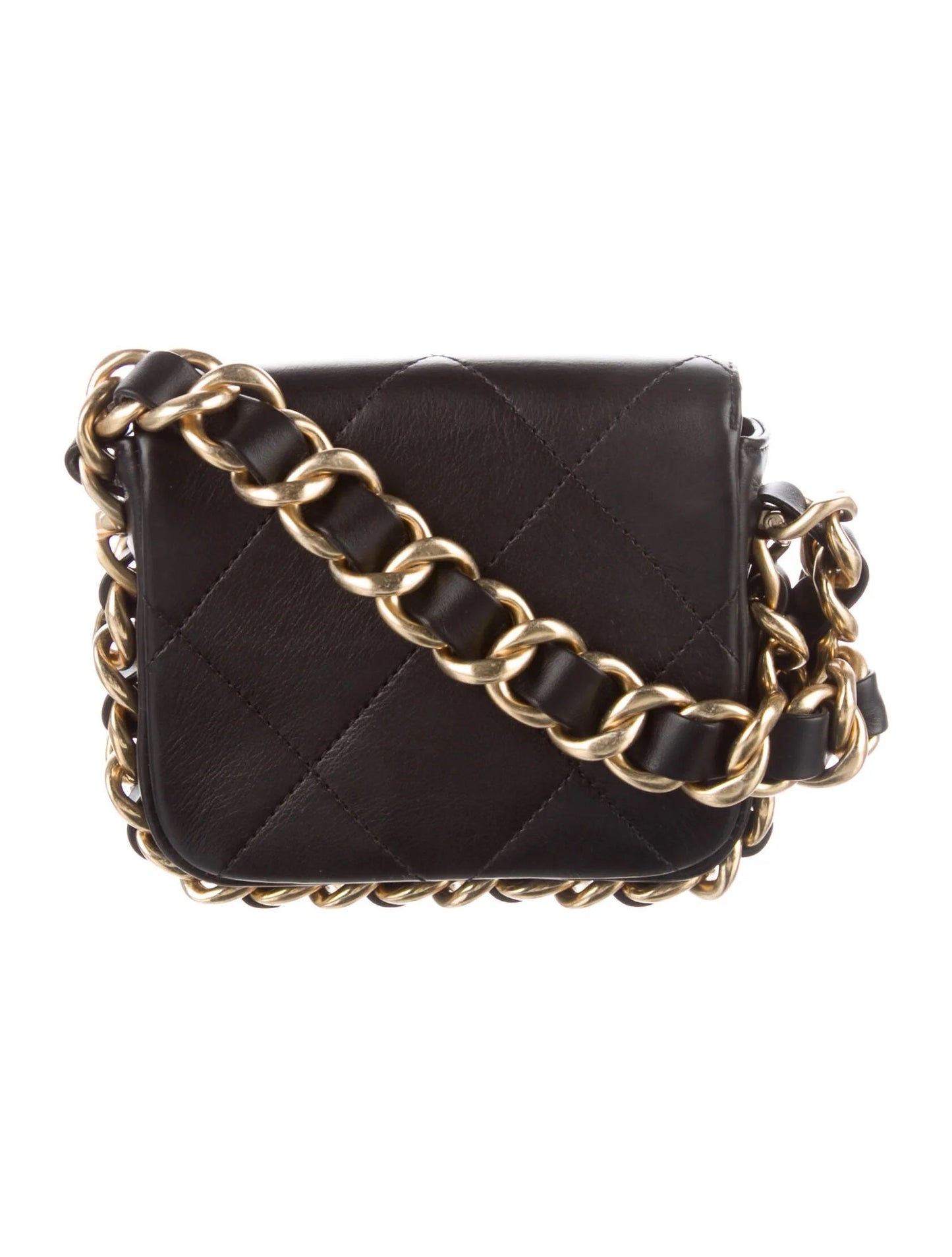 CHANEL QUILTED CALFSKIN MINI FRAMING CHAIN BAG