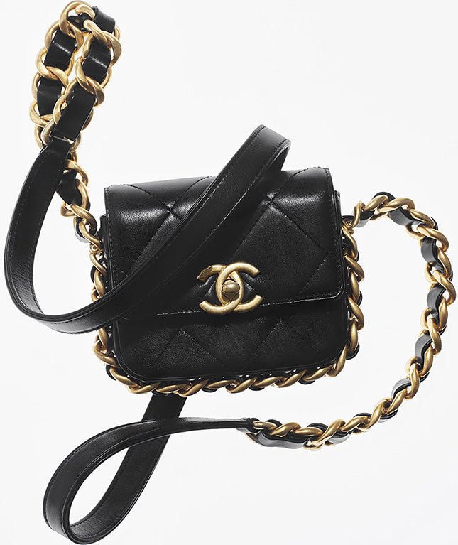 CHANEL QUILTED CALFSKIN MINI FRAMING CHAIN BAG