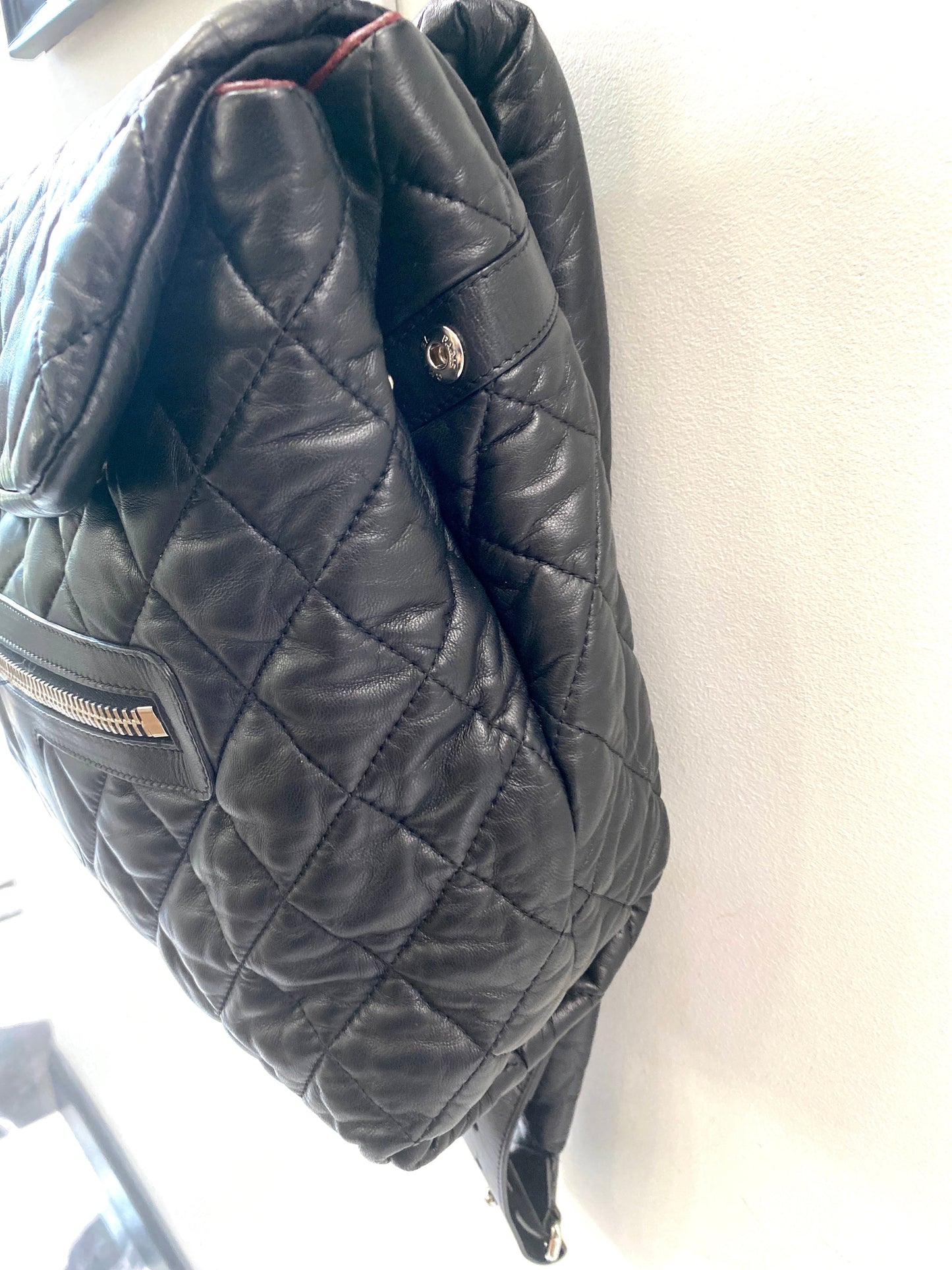 CHANEL QUILTED LAMBSKIN COCO COCOON BACKPACK