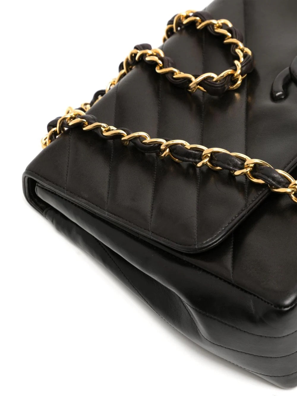 CHANEL QUILTED CALFSKIN COCO VINTAGE FLAP BAG