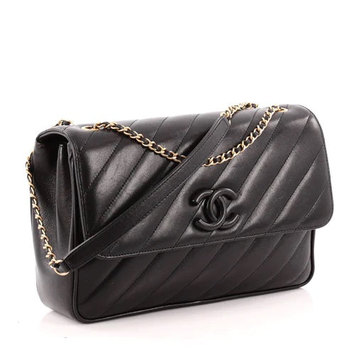 CHANEL QUILTED CALFSKIN COCO VINTAGE FLAP BAG