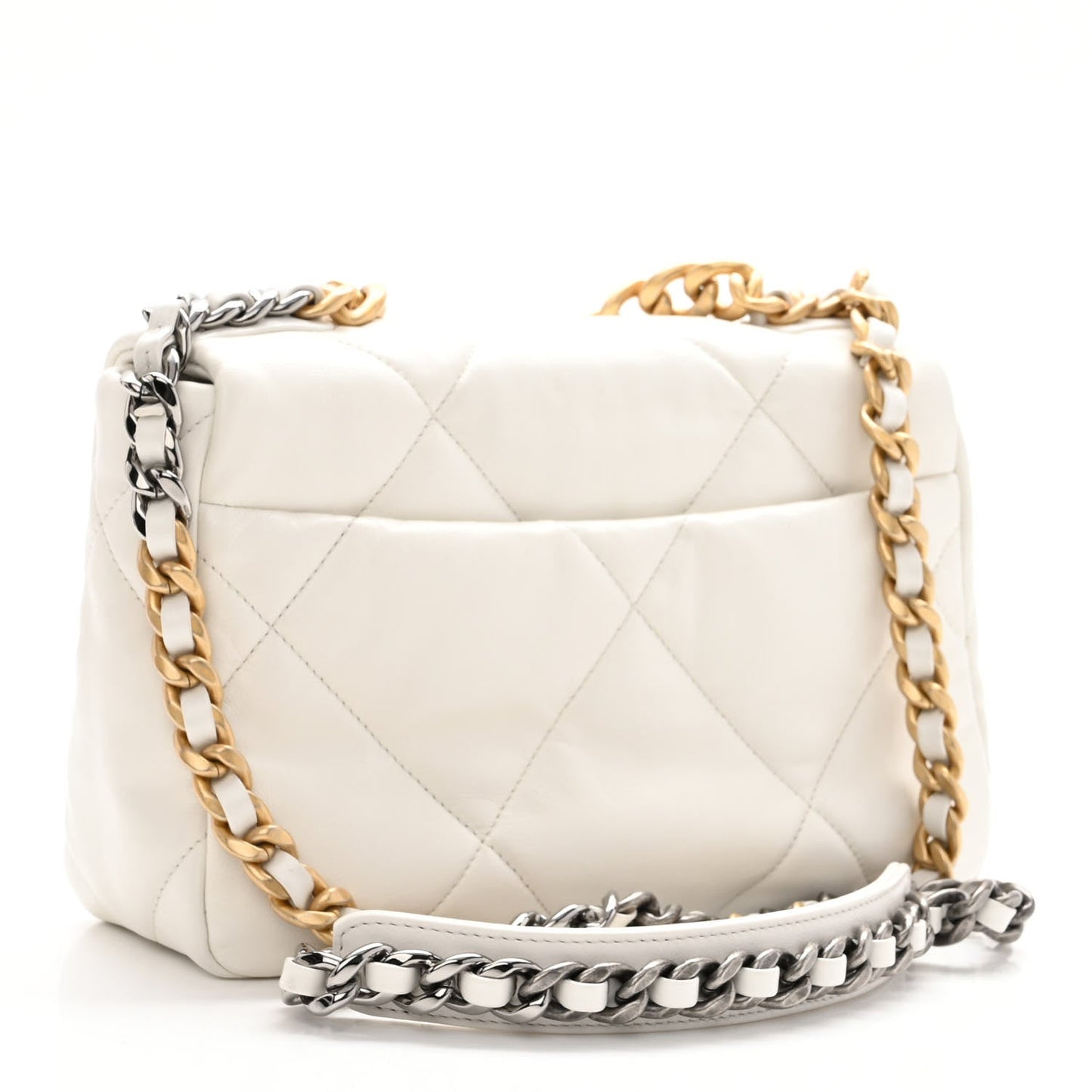 CHANEL QUILTED CALFSKIN MEDIUM CHANEL 19 BAG