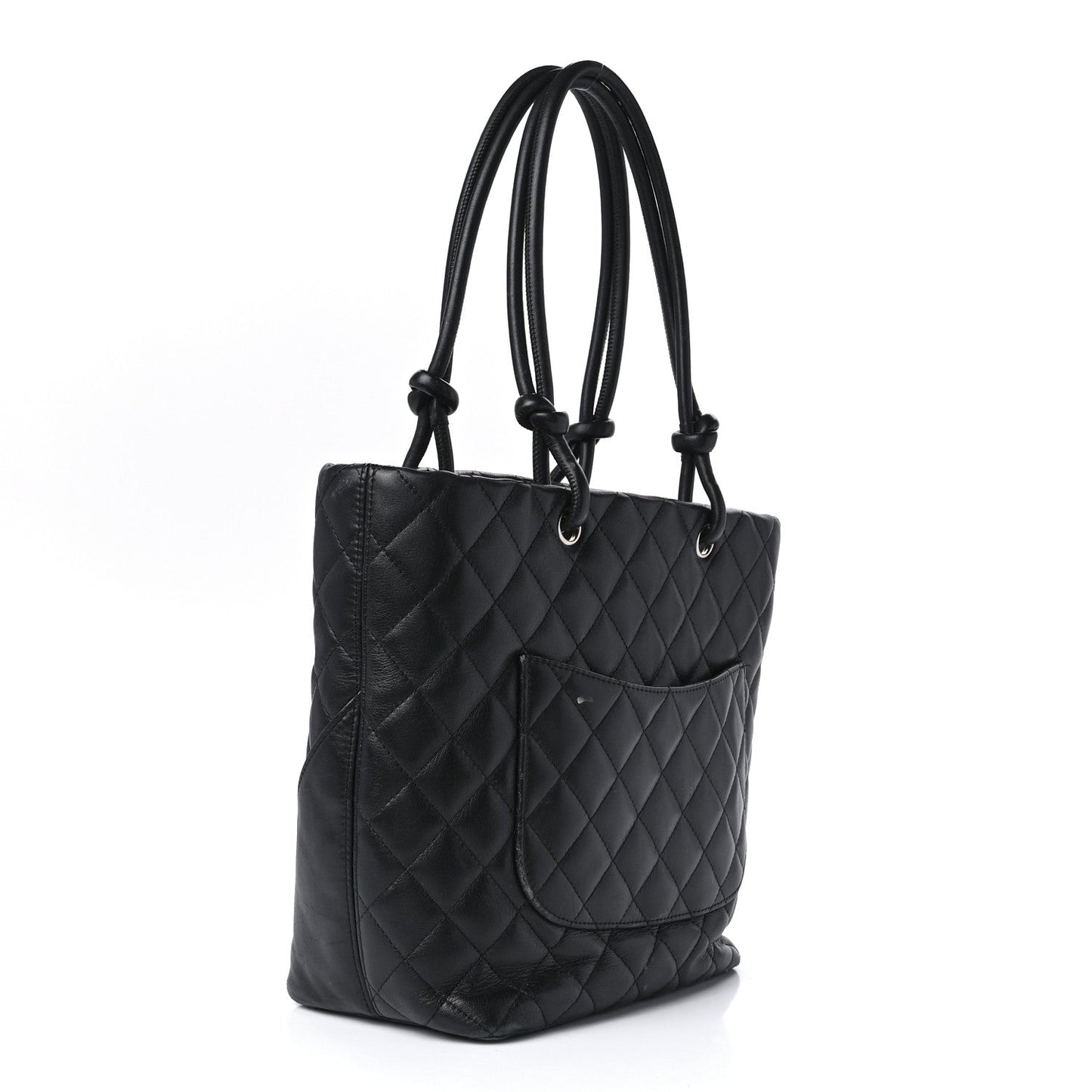 CHANEL QUILTED CALFSKIN SMALL CAMBON LIGNE TOTE BAG