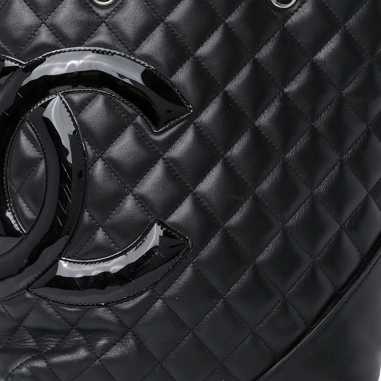 CHANEL QUILTED CALFSKIN SMALL CAMBON LIGNE TOTE BAG