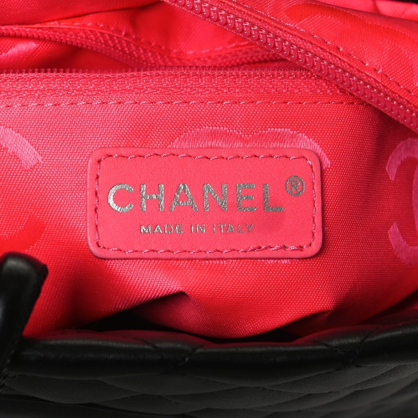 CHANEL QUILTED CALFSKIN SMALL CAMBON LIGNE TOTE BAG