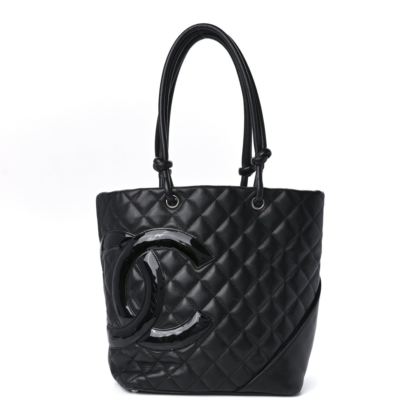 CHANEL QUILTED CALFSKIN SMALL CAMBON LIGNE TOTE BAG