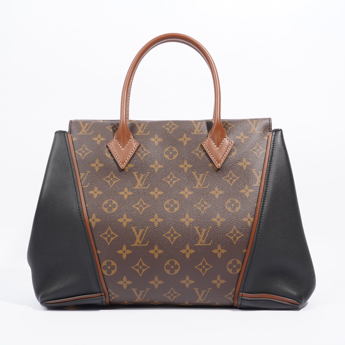 Louis Vuitton W Tote Monogram / Black Coated Canvas PM