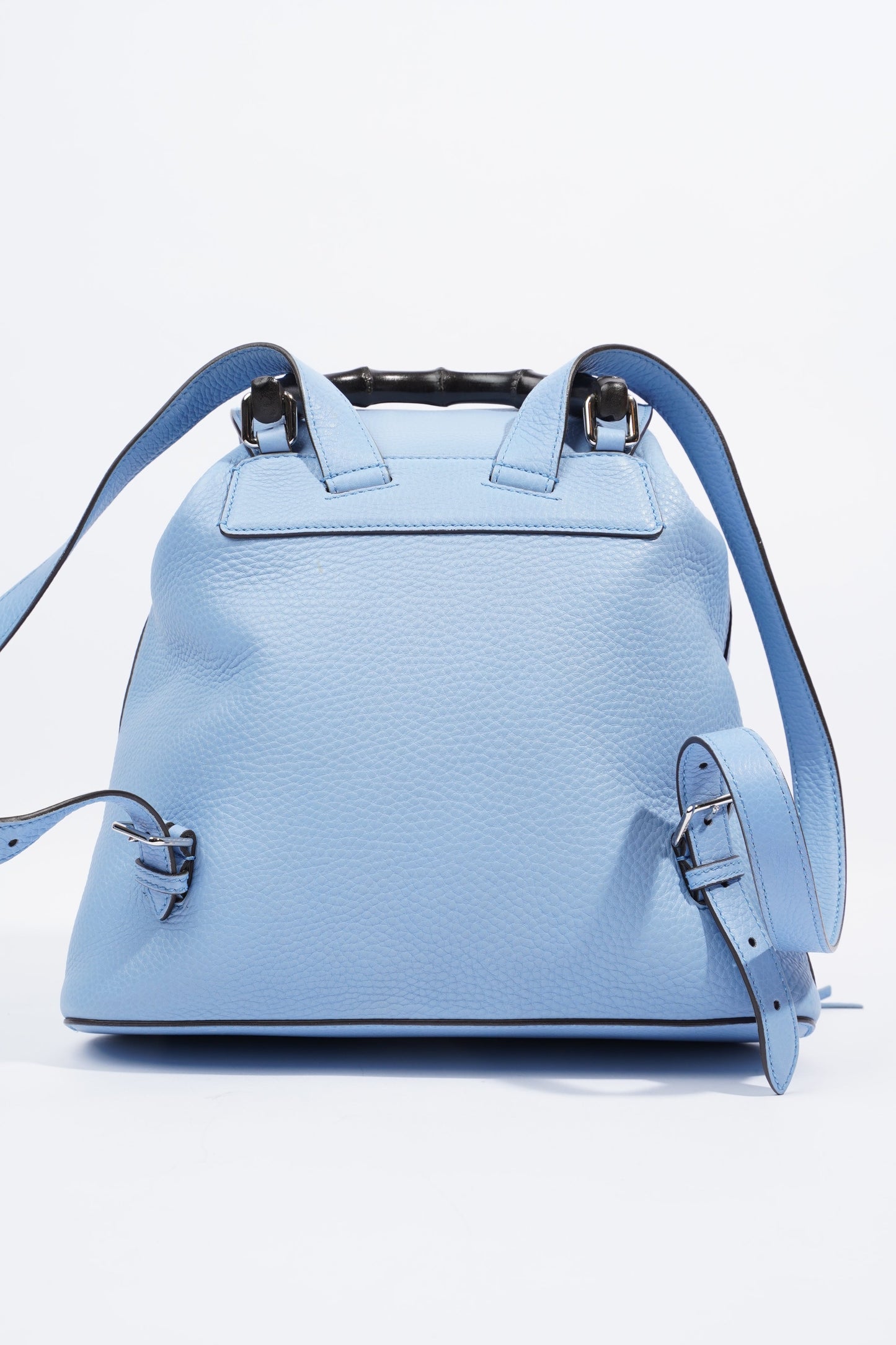 Gucci Bamboo Baby Blue Leather