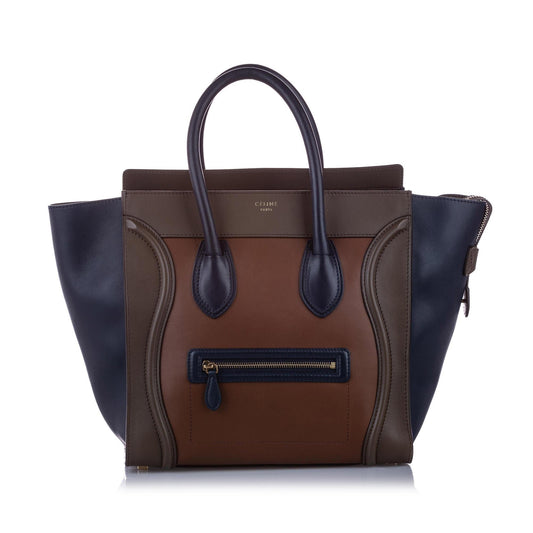 Celine Luggage Leather Tote Bag (SHG-10503)