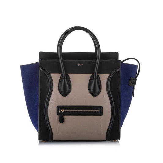 Celine Luggage Tote Leather Tote Bag (SHG-10477)