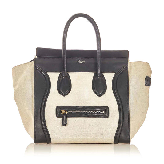 Celine Luggage Tote Leather Tote Bag (SHG-19895)