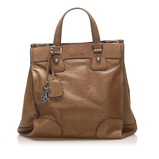 Celine Orlov Leather Tote Bag (SHG-12137)