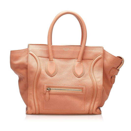 Celine The Luggage Tote Leather Tote Bag (SHG-13865)