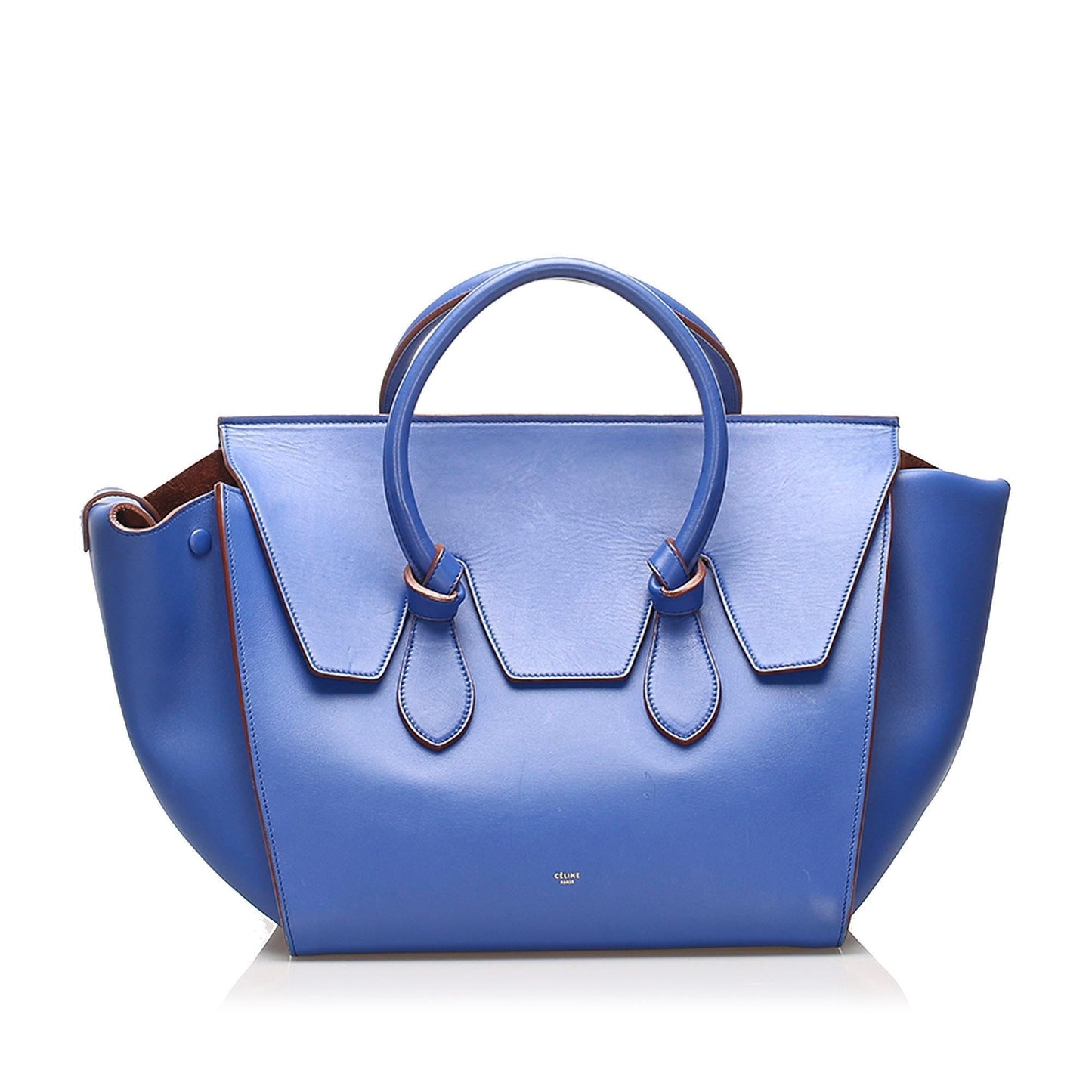 Celine Tie Tote Leather Handbag (SHG-11296)