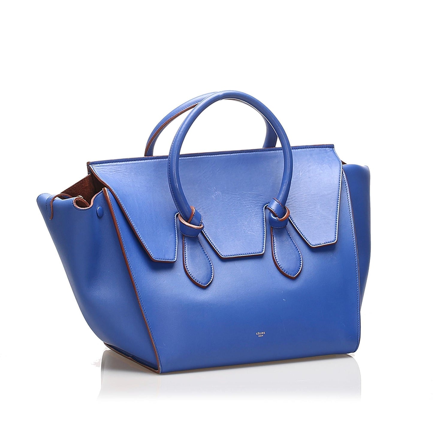 Celine Tie Tote Leather Handbag (SHG-11296)