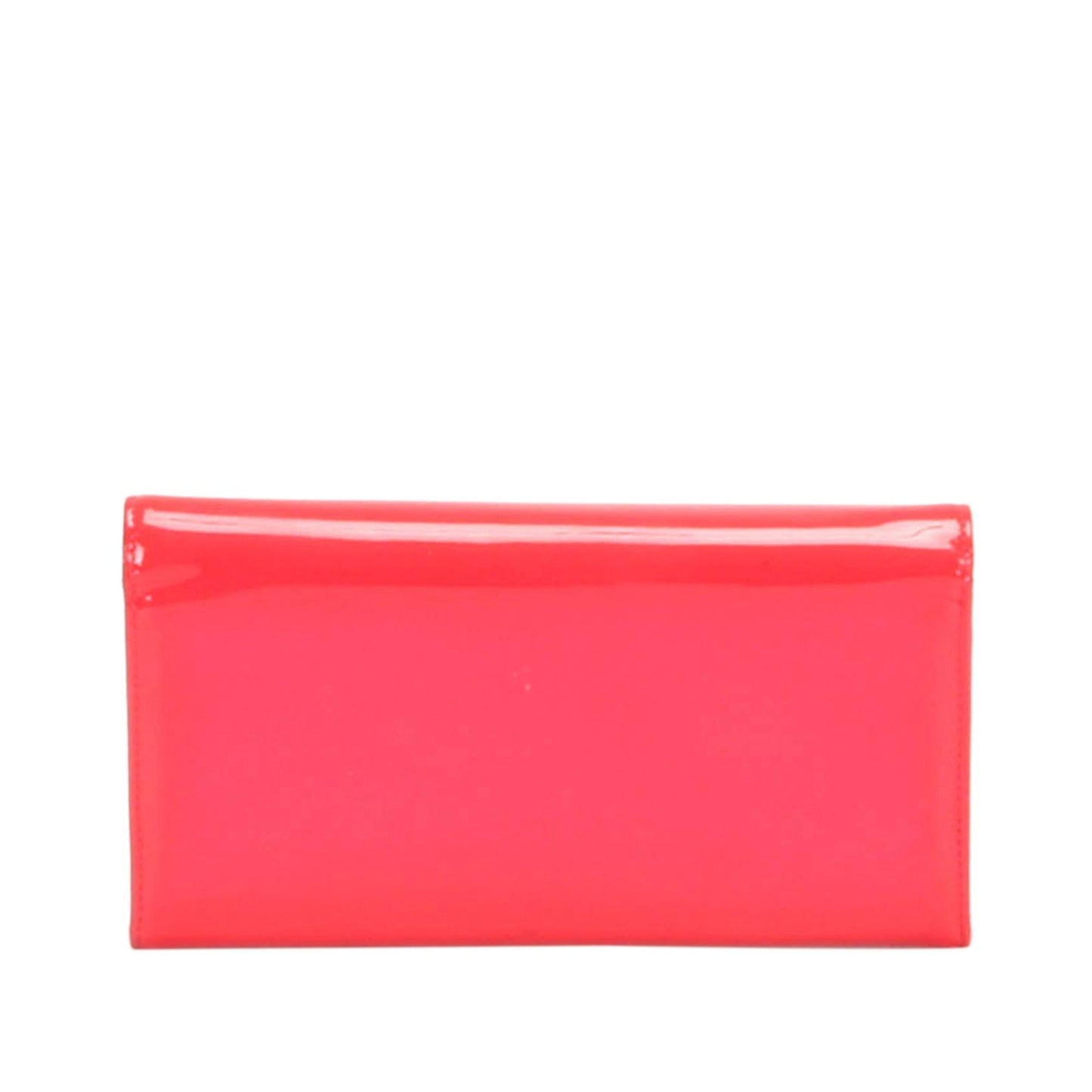 Chanel CC Patent Leather Long Wallet (SHG-28975)