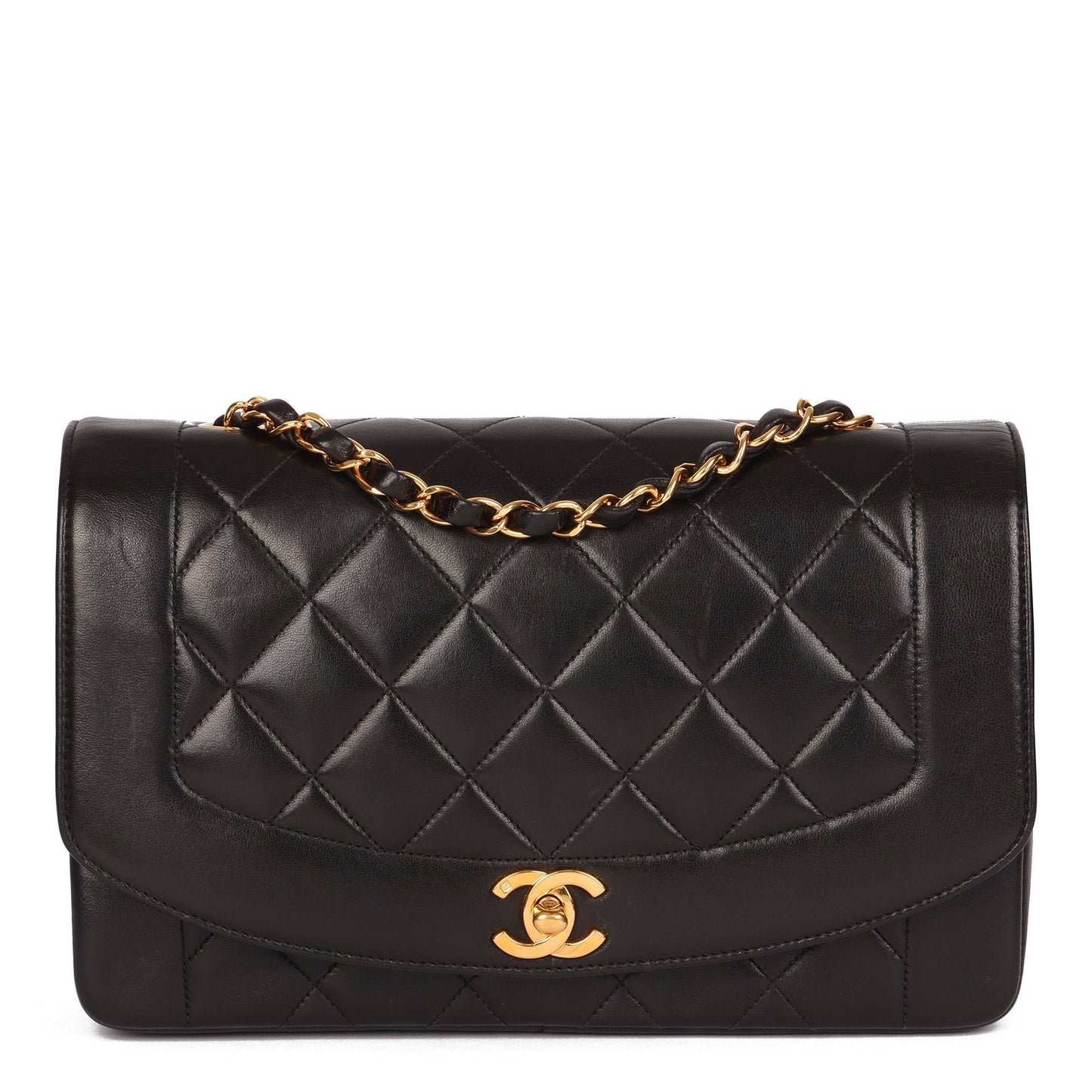 CHANEL QUILTED MEDIUM DIANA CLASSIC SINGLE FLAP BAG