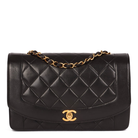 CHANEL QUILTED MEDIUM DIANA CLASSIC SINGLE FLAP BAG