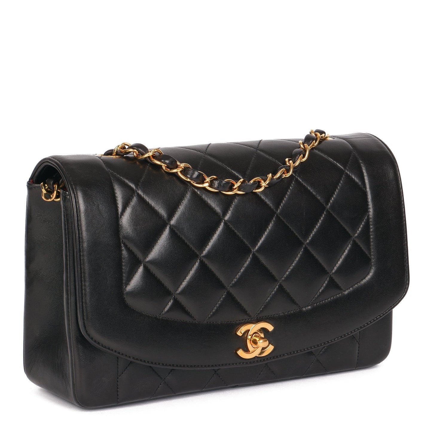 CHANEL QUILTED MEDIUM DIANA CLASSIC SINGLE FLAP BAG