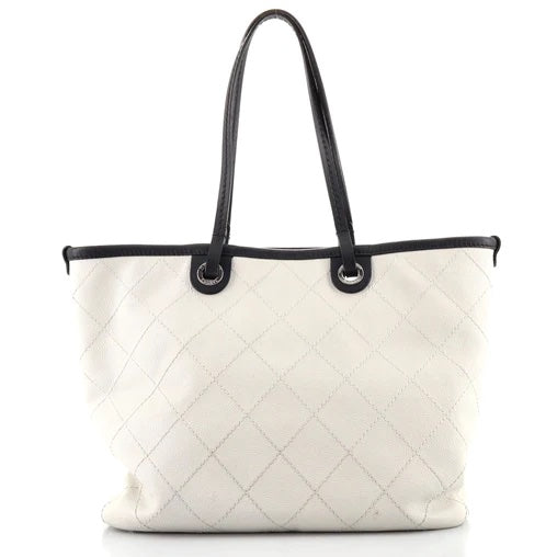 CHANEL QUILTED CAVIAR FEVER TOTE BAG