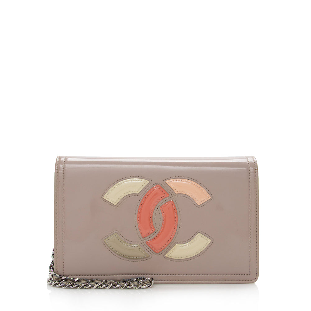 Chanel Patent Leather Lipstick Wallet on Chain Bag - FINAL SALE (SHF-15949)