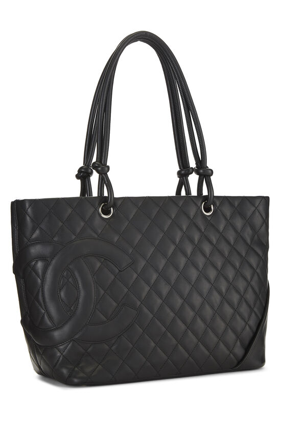 CHANEL QUILTED CALFSKIN CAMBON TOTE BAG