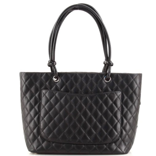 CHANEL QUILTED CALFSKIN CAMBON TOTE BAG