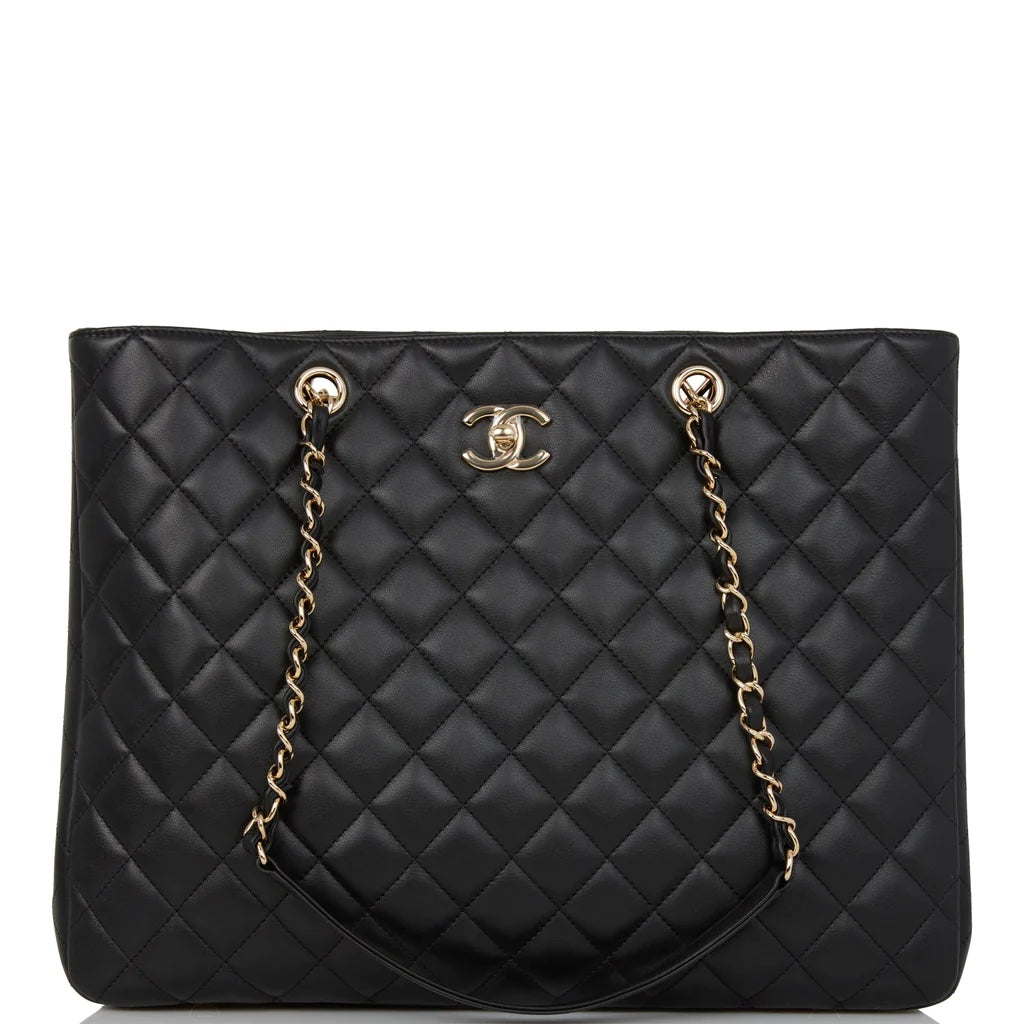 CHANEL QUILTED CALFSKIN TIMELESS TOTE BAG