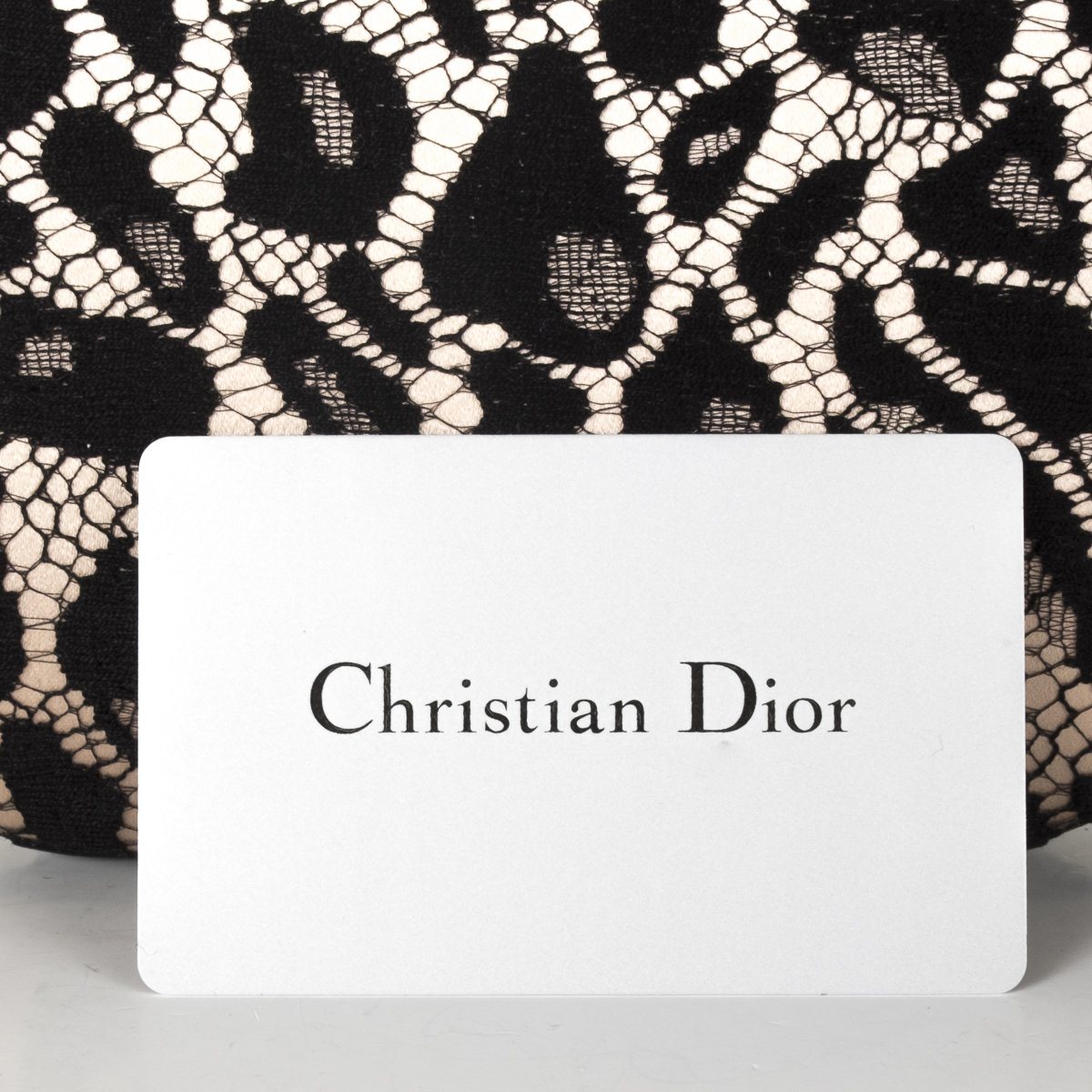 Christian Dior Black Lace Evening Bag