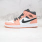 Designer Air Jordan 1 Mid" Digital Pink Quartz High Q ( Customs And Box ), Jordan 1 Sneakers Active