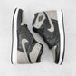 Designer Black Grey Jordan 1 High Q ( Customs And Box ), Jordan 1 Sneakers