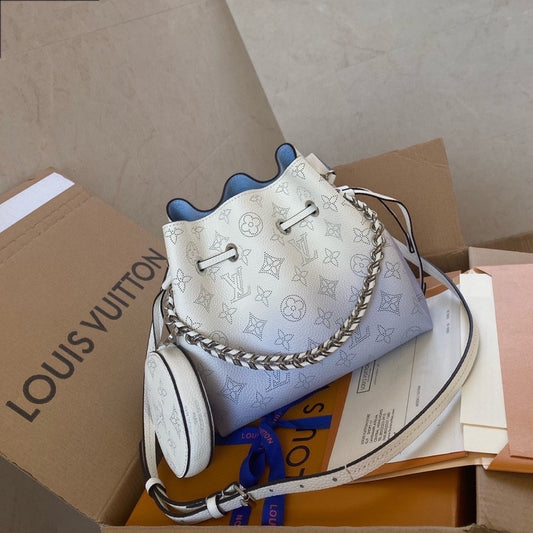 LV Bella Bucket Bag Light Blue For Women, Shoulder And Crossbody Bags 7.5in/19cm LV M57856