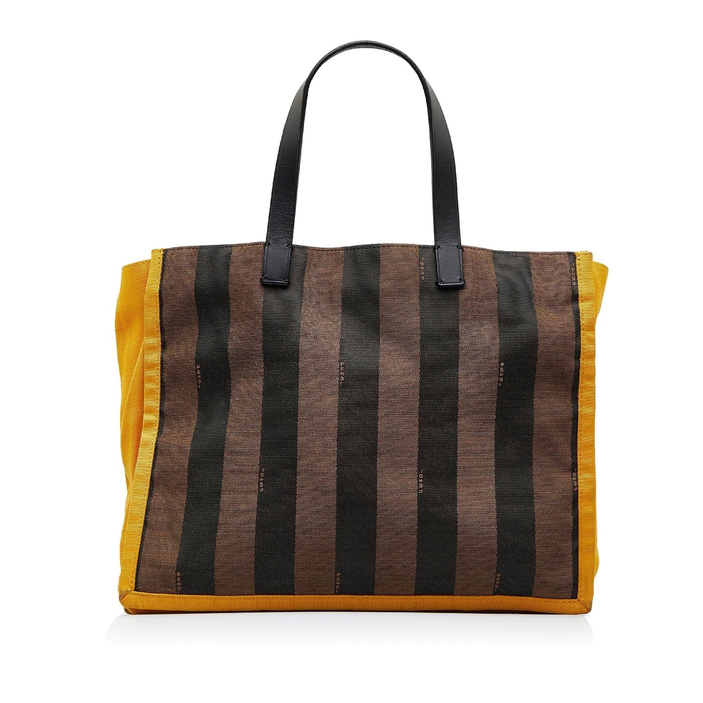 Brown Fendi Pequin Tote