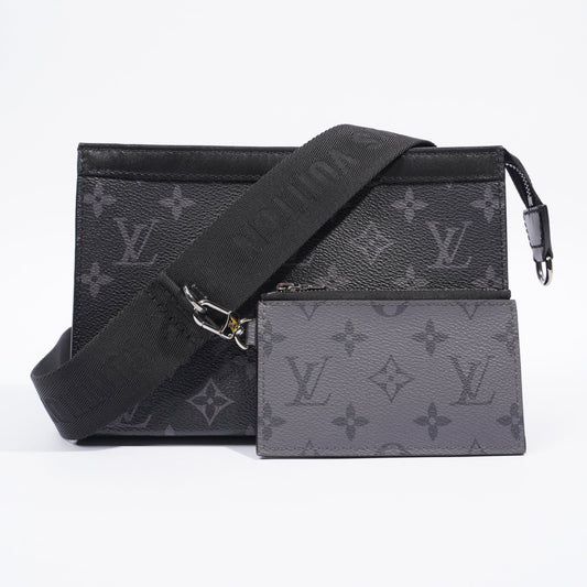 Louis Vuitton Gaston Wearable Wallet Monogram Eclipse Coated Canvas