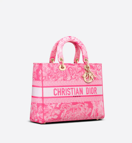 DIOR LARGE LADY D-LITE TOTE BAG