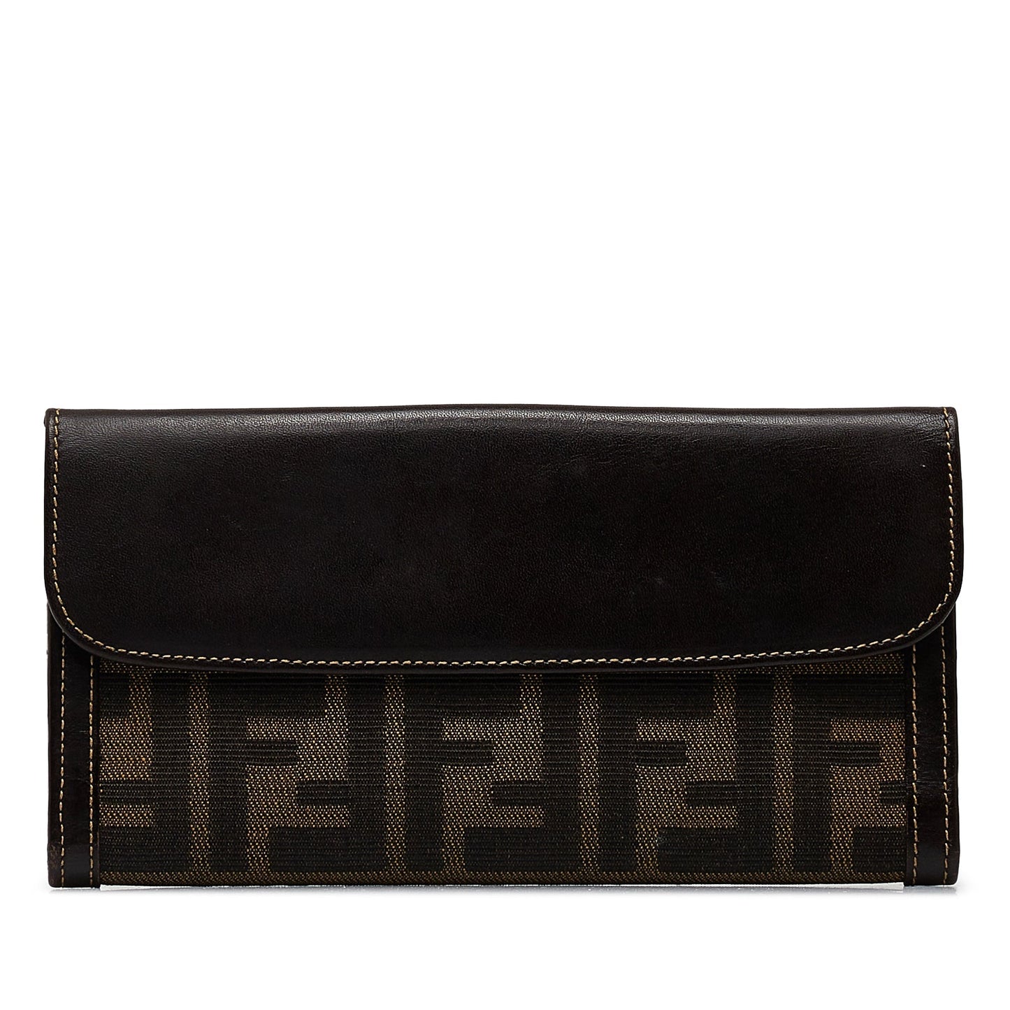 FENDI Zucca Long Wallet Long Wallets