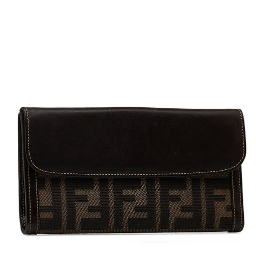 FENDI Zucca Long Wallet Long Wallets